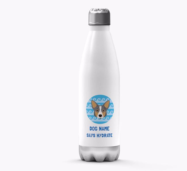 'Says Hydrate' - Personalized {breedFullName} Water Bottle